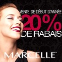Profitez en! Obtenez 20% de Rebais sur Marcelle.com avec code promo: xgl98jv
